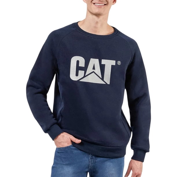 Sudadera Cat Para Hombre Azul Marino Casual Jeep azul XL