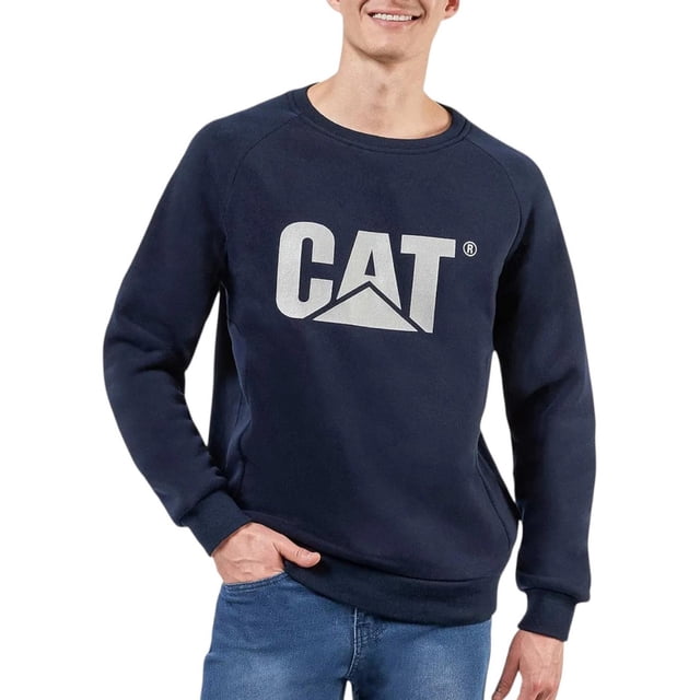 Sudadera Cat Para Hombre Azul Marino Casual Jeep azul L
