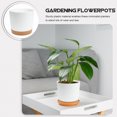 thumbnail image 4 of 2pcs Plant Pots Nordic Style Plastic Flower Pots Household Planting Pots, 4 of 6