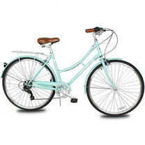 Tracer Osaka 700C 7 Speed 39cm Hybrid City Bikes for Women, Aquamarine