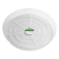 Crescent Garden 4.7 in. H X 14 in. D Plastic Plant Saucer Clear