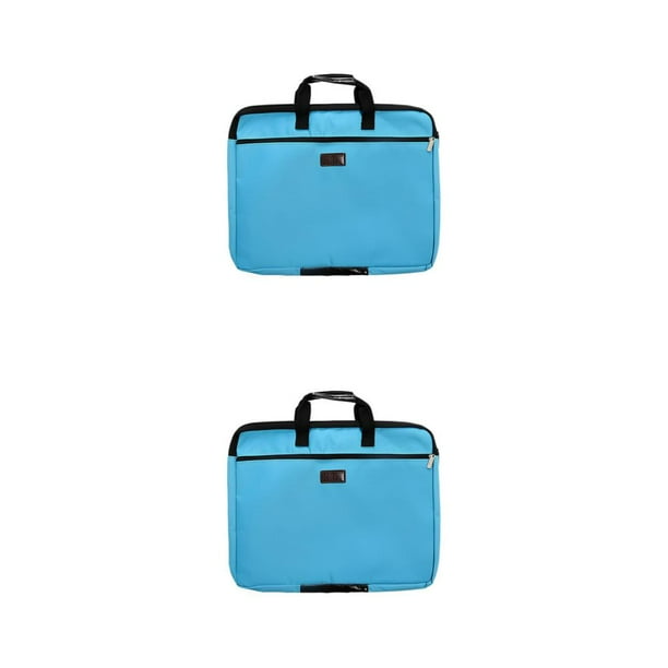 Tholdsy Bolsa de archivo Documentos multifuncionales Papelería Bolsa de transporte Tablet Bolso Cielo azul 2Conjunto