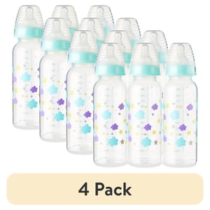 Parent's Choice Newborn Baby Bottles, 9 oz, 3-Pack Slow Flow