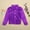 Purple, variant on Kids Girls Sparkly Sequins Dance Top Boys Long Sleeve Button Down Shirt for Performance (White 5-6 Years)