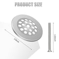 thumbnail image 2 of Filtro para desagüe de bañera NEBOO PP826-64 de metal, 7,5 cm, con tornillo, 2 of 6