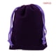 thumbnail image 5 of Monstrate 100 piezas de bolsas de joyería de terciopelo con cordón de almacenamiento pequeño organizador a prueba de polvo caramelo fiesta Almacenamiento y organización del hogar Púrpura, 5 of 6