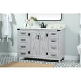 thumbnail image 2 of Elegant Decor Grant 48" MDF Single Bathroom Vanity with Backsplash in Gray, 2 of 8