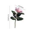 thumbnail image 3 of Staron Artificial Magnolias Flowers, 14.2 Inch Faux Magnolia Stems Bouquet, Realistic White or Pink Wedding Centerpiece Floral Arrangement for Vase Home Decor, 3 of 6