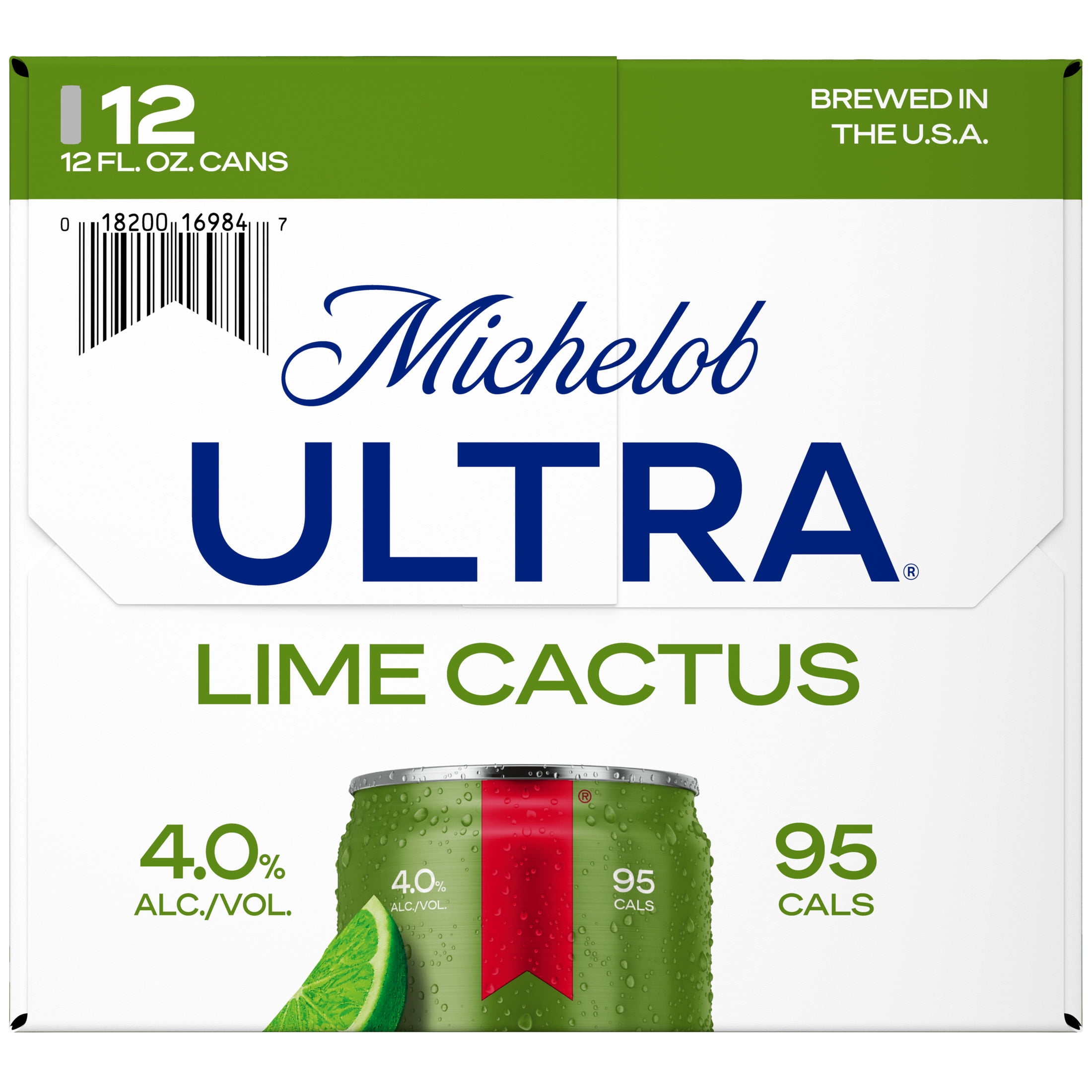 Michelob ULTRA  Lime Cactus American  Beer 12 pack 12 fl oz Aluminum Cans 4% ABV