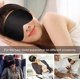 thumbnail image 5 of Máscara de noche, máscara para dormir, antiluz, ultrasuave y cómoda, 100% seda natural, máscara de viaje, máscara para ojos con correa ajustable y orejera, 5 of 5