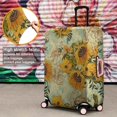 thumbnail image 4 of Light Blue Sunflower Pattern Luggage Cover Fashion Suitcase Cover Baggage Covers Fit 25-28 Inch Luggage (Go Travel), 4 of 5