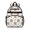 White Highland Cow, variant on White Highland Cow Flower Bow Pattern Backpack for School,Cute School Bag,Schoolbag with Adjustable Shoulder Straps & Padded Back,15.25"x11.5"x5.25"