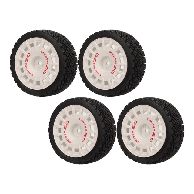 RC Car Tire, 4 PCS RC CAR TIRE ROUILES ROUILES HAUTS UTILISATION STRONGEMENTS 1/10 RC sur les pneus de route pour Tamiya