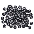 thumbnail image 3 of 100pcs Señuelos  Carolina Rigs Impuestos Rigs Slip Bobbers DIY Negro 6mm shamjiam Cuentas de ojos de señuelo de pesca, 3 of 7