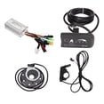thumbnail image 4 of Electric Motor Controller, Electric Bike Conversion Controller Kit 3 Mode 24V 36V 48V Sine Wave ABS LED-S810 Panel 17A With Thumb Throttle For Electrocar, 4 of 8