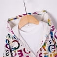thumbnail image 6 of Cute Hooded Zipper Jackets for Boys And Girls Letter Hot Bright Face Long Sleeve Jackets/Coats, 6 of 9