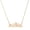 Rose Gold, variant on HIJONES Snow Mountain Necklace for Women Stainless Steel Pendant Jewelry Chain Silver
