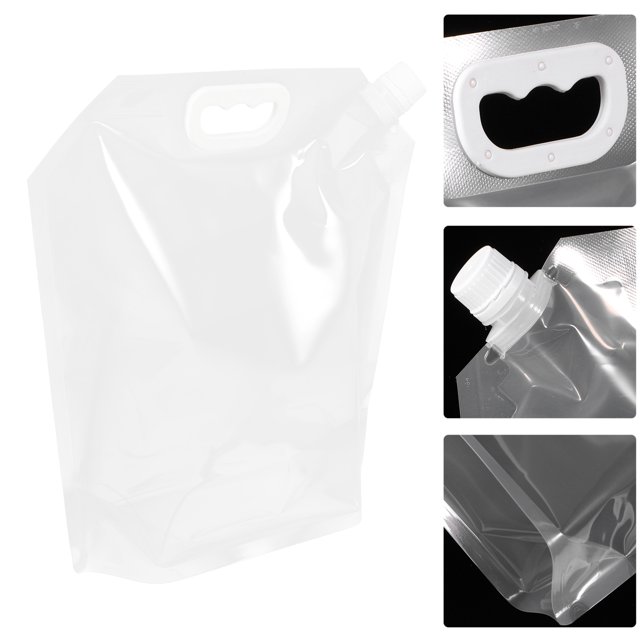 Cereal Rice Storage Bag Transparent 10Pcs 13.8X12.2X1.2In