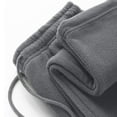 thumbnail image 7 of FSYBOA Men's Fleece Sweatpants, Elastic Bottom Drawstring Waist Casual Warm Jogger Pants Dark Gray Size 5XL, 7 of 7
