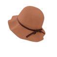 thumbnail image 7 of Fewfanhot Women Wide Floppy Brim Sun Hat, UPF Windproof Chin Strap Bucket Hat with Braided Bow Decor for Summer Beach Travel, 7 of 7