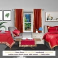 thumbnail image 3 of Lined-Rust Rod Pocket  Sheer Sari Curtain / Drape / Panel   - 80W x 96L - Piece, 3 of 4