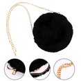 thumbnail image 3 of 1 Pc Comfortable Plush Bag Round Mini Bag Creative Shoulder Bag with Chain Strap, 3 of 9