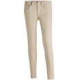 thumbnail image 1 of Pantalon d'Uniforme Scolaire Extensible Skinny Premium pour Juniors - Kaki 7, 1 of 2