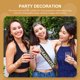 thumbnail image 4 of 1 juego de faja de graduación, corona para fiesta, tocado, ropa para graduados, accesorios de decoración, 4 of 8