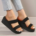 thumbnail image 2 of Wyzesi Shower Slippers Ladies Shoes Wedge Platform Slippers Fashion Comfortable Soft Beach Slippers, 2 of 7