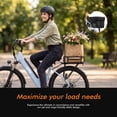 thumbnail image 6 of Actbest 26" Electric Bike for Women, 500W Powerful Motor, 48V 7.8Ah Battery, 7-Speed, Front Suspension, LCD Display, Wide Saddle, Mountain E-Bike for Adults, 6 of 8