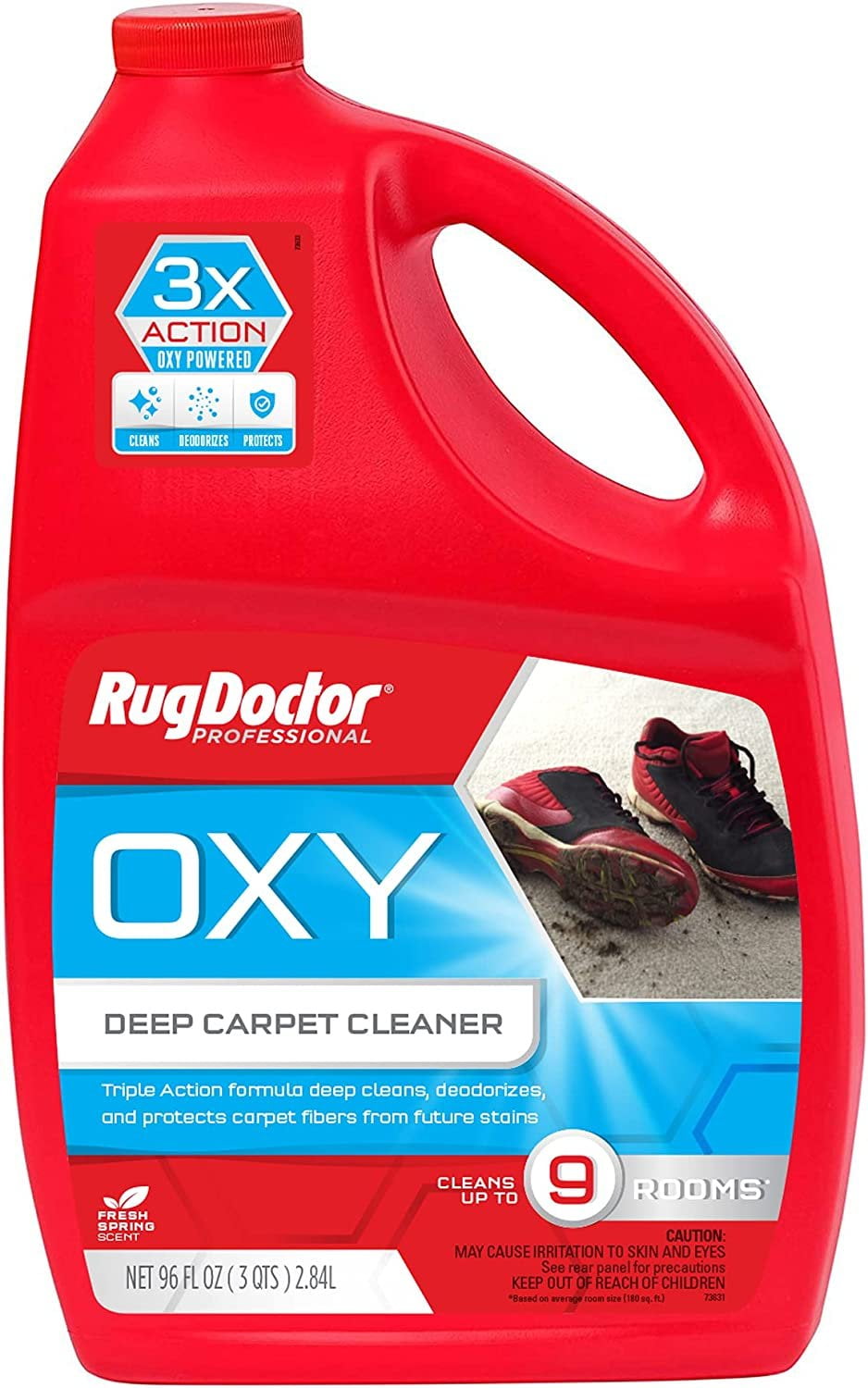 Rug Doctor TripleAction Oxy Carpet Cleaner Deep Cleans, Deodorizes