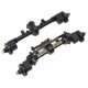 thumbnail image 3 of Ejes elevados delanteros y traseros de latón con contrapesos para cubos de rueda para vehículo de orugas RC Axial SCX24 a escala 1/24, 3 of 14