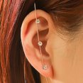 thumbnail image 1 of Ear Crawler Hook Earring Creative Ear Wrap Climber Earring Ear Cuff for Women, 1 of 6
