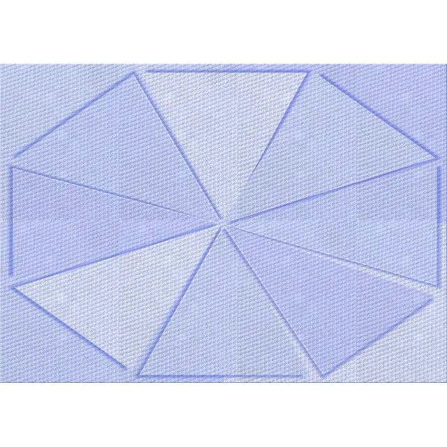 Ahgly Company Machine Washable Indoor Rectangle Transitional Heavenly Blue Area Rugs, 2' x 3'