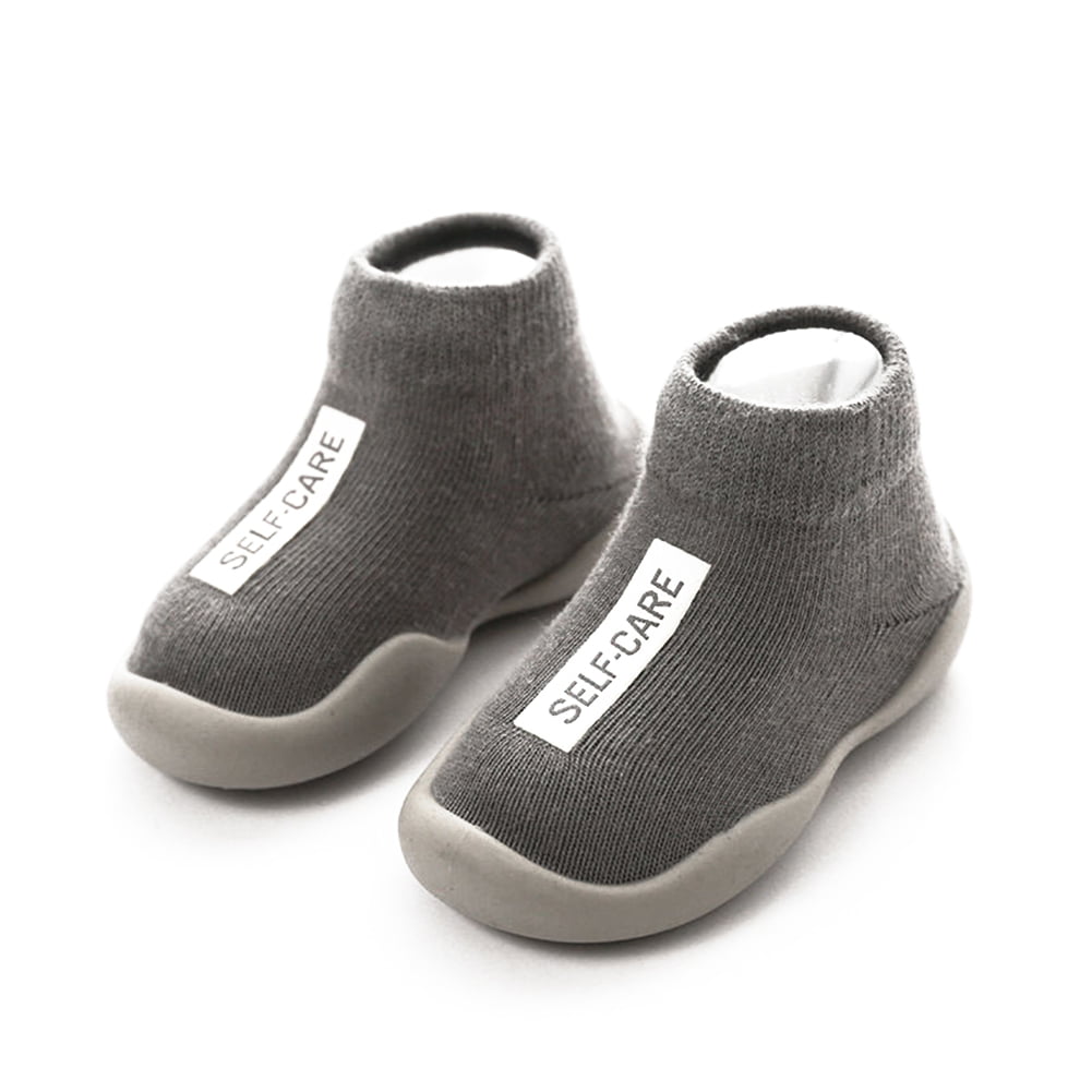 New Born Unisex Baby Shoes Anti-Slip Toddler First Walker Soft Rubber Sock Shoes