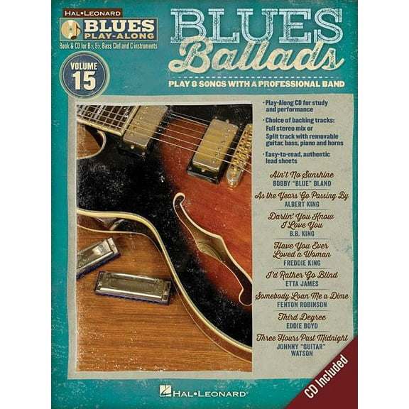 Blues Ballads : Blues Play-Along Volume 15 (Paperback)