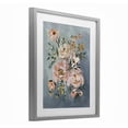 thumbnail image 3 of Stupell Industries Brushed Roses on Blue Gray Framed Print Under Glass design by Annie Quigley, 16 x 13, 3 of 10