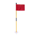 thumbnail image 1 of Red Golf Green Flag, Two-Section Detachable Flagpole, Easy to Carry Green Target Flag Hole Cup, 1 of 6