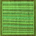 thumbnail image 1 of Ahgly Company Indoor Square Oriental Green Modern Area Rugs, 5' Square, 1 of 4