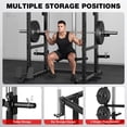 thumbnail image 6 of MITONOS Power Cage,2000LB Squat Rack with Cable Crossover System,Multi-Function Weight Cage Strength Training Machine,Home Gym Workout Machine with More Training Attachments, 6 of 10