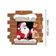thumbnail image 3 of Christmas Window Stickers DIY Santa Claus Christmas Wall Decals for Home Room Holiday Party Decorations, 3 of 4