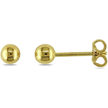 Cutie Pie 18kt Yellow Gold Children's Ball Stud Earrings