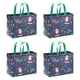 thumbnail image 1 of 4 bolsas de regalo navideñas portátiles para fiestas, multifuncionales y creativas. Azul, 1 of 9