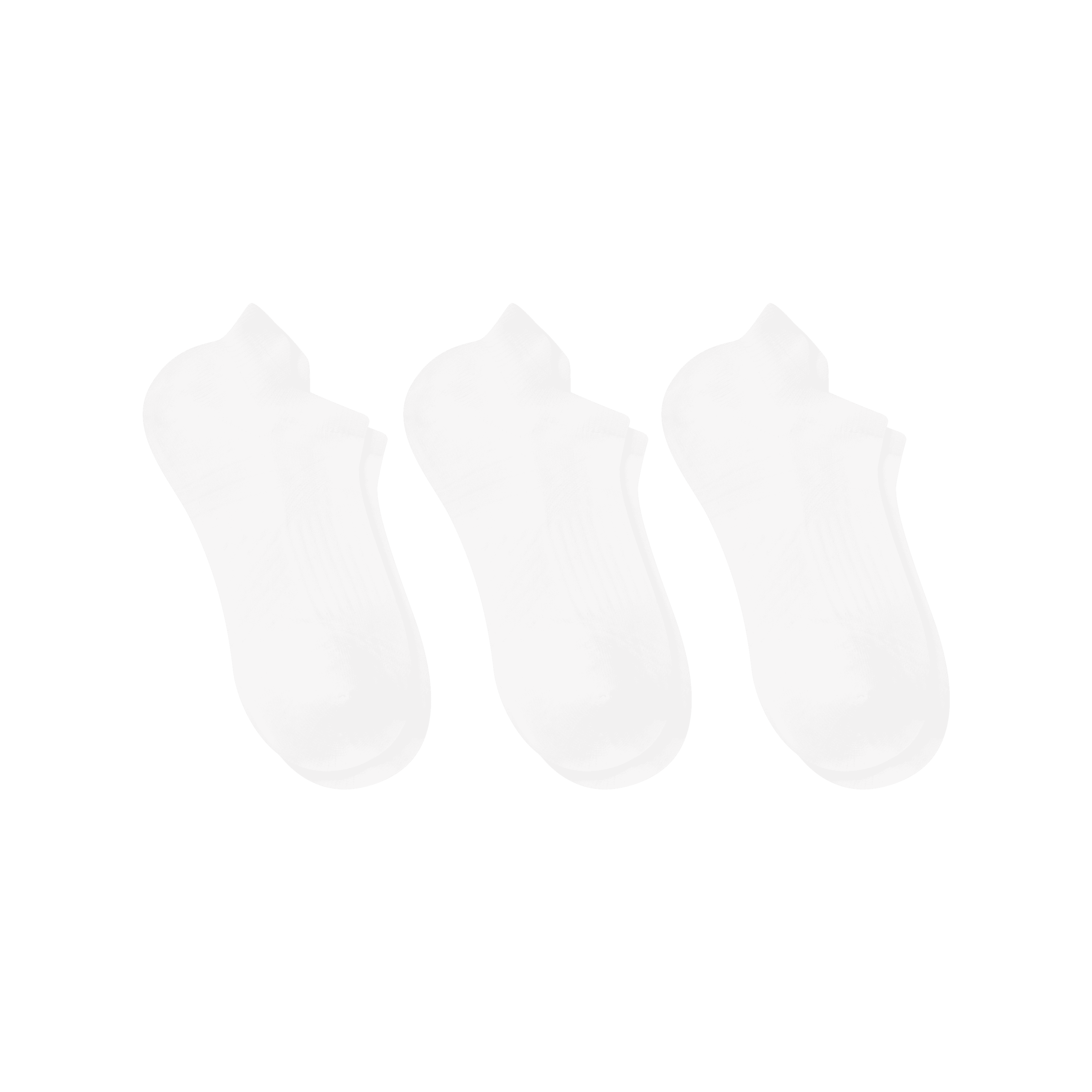 Hanes Womens No-Show Tab Socks, 3 Pairs, Moves Impact Zone Athletic Socks for Women
