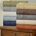 thumbnail image 6 of Superior 600 Thread Count Paisley Cotton Blend Sheet Set, California King, Pumpkin, 6 of 6