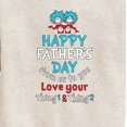 thumbnail image 3 of The Cat in the Hat - Happy Fathers Day Thing 1 Thing 2 - Toddler And Youth Crewneck Fleece Sweatshirt, 3 of 5