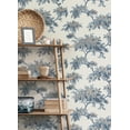 thumbnail image 5 of Brewster Home Fashions Ashdown Dark Blue Tree Wallpaper, 20.5-in by 33-ft, 56.38 sq. ft., 5 of 7