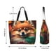 thumbnail image 5 of Easygdp Colorful Leaf Chihuahua Bolsas Tote para Mujer, Bolsos de Hombro para Viaje, Bolsos de Mano de Gran Capacidad para Compras y Trabajo, 5 of 8