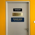 thumbnail image 4 of Signs ByLITA Standard Please Sign All Guests In Door or Wall Sign Easy Installation | Shared Accommodation | Sign for Home, Business, AirBNB and Office Spaces Sign (Brushed Gold) - Medium, 4 of 9