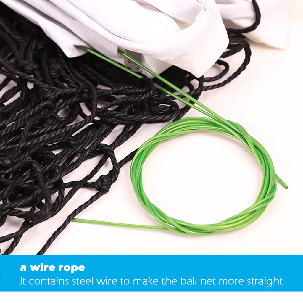 Pull Type Volleyball Net, Standard Game Beach Volleyball Net 31x3.3 ft for Outdoor and Indoor Play